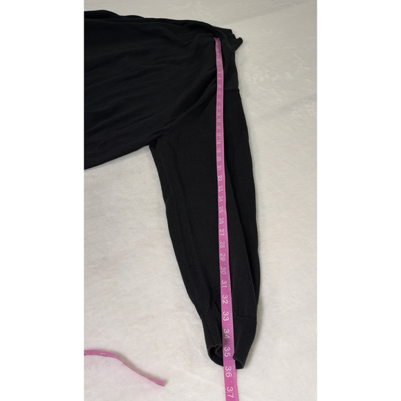 Lacoste Sweater Mens Size 9 Black 100% Cotton 1/4 Zip Pullover Long Sleeve Chrty - Picture 10 of 10